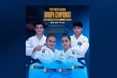 Azərbaycan yeniyetmə cüdoçuları Avropa çempionatında