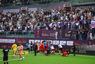 Azərbaycan minifutbol yığması Bakıda təşkil olunan dünya çempionatının 1/4 final mərhələsinə yüksəlib