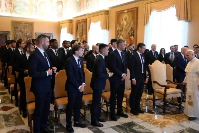 Roma Papası XIV Leo "İnter"in çempionluğu münasibətilə klub nümayəndələri ilə görüşüb