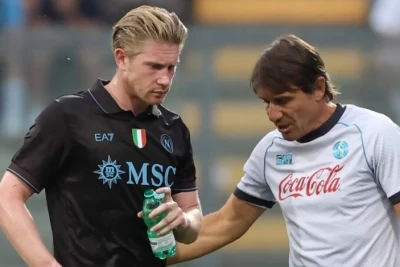Kevin De Bruyne Kontenin "Napoli"dən gedişinə şaddır, çünki onun futbol baxışları fərqlidir
