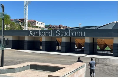 Xankəndi Stadionunun Avqust-Sentyabr Aylarında Tamamlanması Gözlənilir