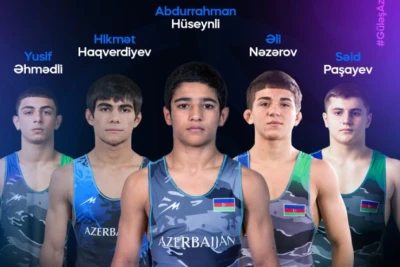 U-17 Dünya Çempionatında iki Azərbaycan güləşçisi finalda, daha ikisi bürünc medal uğrunda mübarizə aparacaq