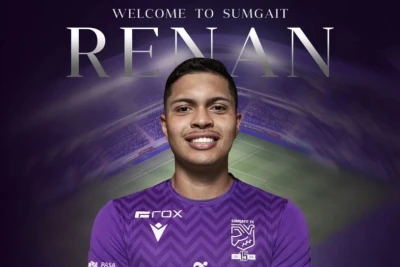 "Sumqayıt"ın futbolçusu Renan Santana: