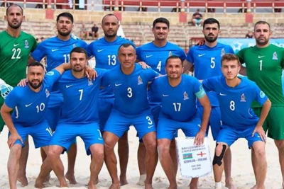 Azerbaijan beach soccer team qualifies for European Superfinal