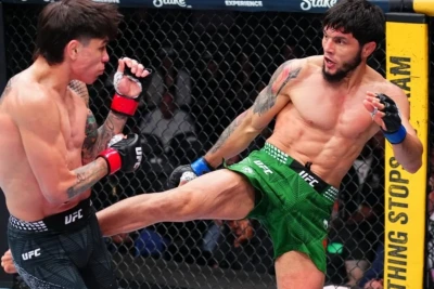 Tofiq Musayev UFC-dəki ilk qələbəsindən sonra paylaşım edib