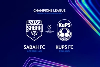 Sabah - KuPS Çempionlar Liqası oyunu başlayıb