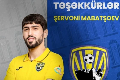 "Kəpəz" Şervoni Mabatşoevlə müqaviləyə xitam verib