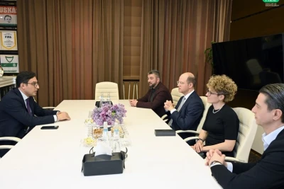 Farid Gayibov discussed cooperation prospects with FIBA Secretary General