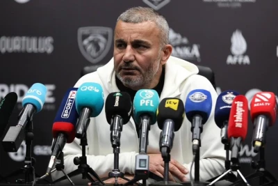 Qurban Qurbanov "Neftçi" üzərində qələbədən sonra fikirlərini bölüşüb