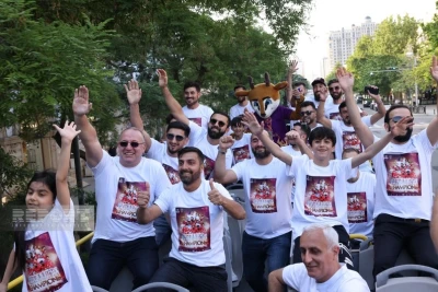 Azərbaycan minifutbol millisinin dünya çempionluğu münasibətilə Bakıda şəhər turu təşkil olunur