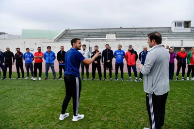 FIFA nümayəndələri Bakıda fiziki tərbiyə müəllimləri üçün seminar keçiriblər - FOTO