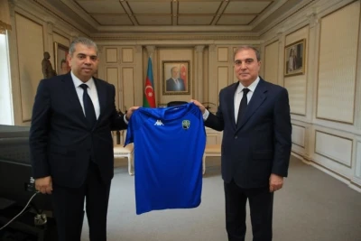 Kəpəz PFK-nın yeni rəhbəri Gəncə şəhər icra başçısı ilə görüşdü