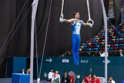 Gimnastımız Avropa çempionatında gümüş medal qazanıb