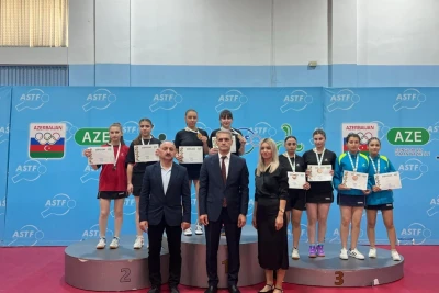 Stolüstü tennis üzrə Azərbaycan çempionatına yekun vurulub