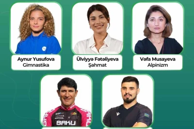 Azərbaycanda 2026-cı ilin "İdman Səfirləri" və 2027-ci ilin "İdman Paytaxtı" seçildi