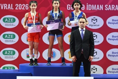 Gəncədə qadın güləşi üzrə yeniyetmələrin ölkə çempionatının qalibləri müəyyənləşib