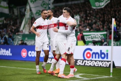 "Ştutqart" "Verder"i səfərdə darmadağın etdi