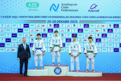 14 yaşadək cüdoçular arasında Azərbaycan birinciliyinin ikinci gününün qalibləri müəyyənləşib