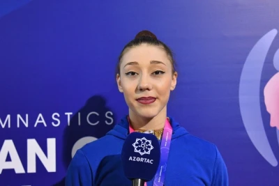 Ləman Əlimuradova: "Milli Gimnastika Arenasında Azərbaycan himninin səsləndirilməsi qürur hissi doğurur."
