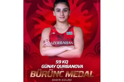 Qadın güləşçimiz Avropa üçüncüsü oldu