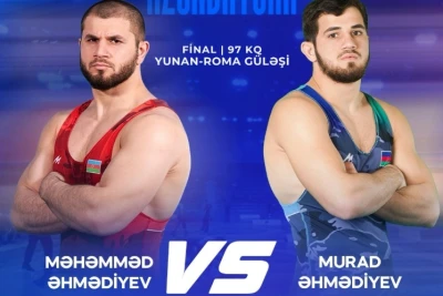 Güləş çempionatında iki qardaş finalda qarşılaşacaq