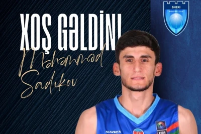 "Şəki" Basketbol Komandası Məhəmməd Sadıkovla Müqavilə İmzaladı