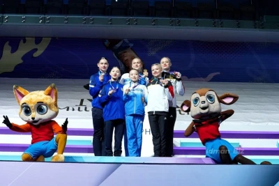 Bakı Dünya Kuboku: Akrobatika gimnastlarımızdan qızıl və gümüş medallar