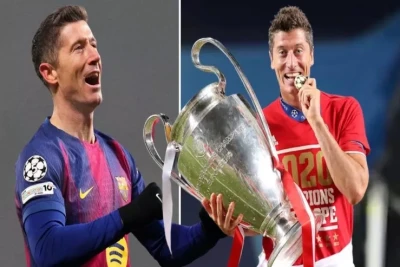 Levandovski Çempionlar Liqasında Elit Siyahıya Düşdü: İki Fərqli Klubda 20+ Qol