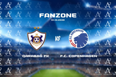 "Qarabağ-Kopenhagen" oyunundan əvvəl fan zona təşkil olunacaq