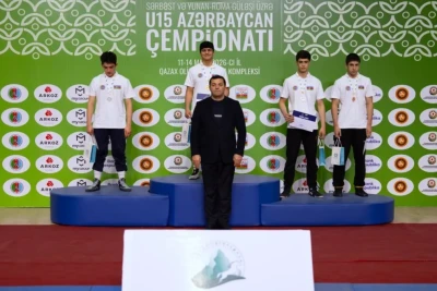 Sərbəst və yunan-Roma güləşi üzrə U-15 Azərbaycan çempionatına yekun vurulub