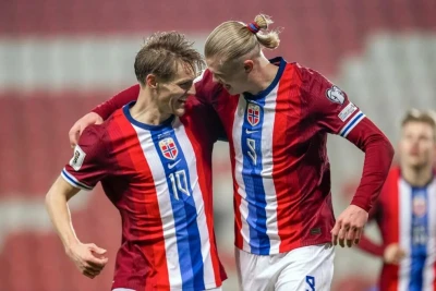 Norveç DÇ-2026-ya vəsiqə qazandı və Holandla Odeqar ən yaxşı bombardir və asistent oldu