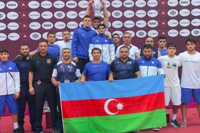 Azərbaycanın U-20 yunan-Roma güləşi millisi Avropa çempionatında ikinci olub