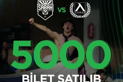 "Sabah" - "Levski" oyununa satılan biletlərin sayı açıqlanıb: 5000 bilet
