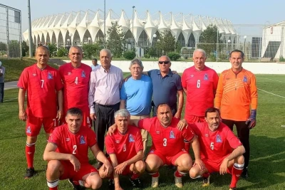 Azərbaycan veteran futbolçularının Özbəkistanla oyunu bərabərə başa çatıb