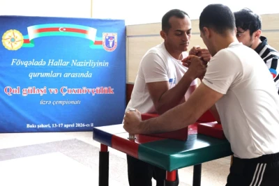 FHN qurumları arasında qol güləşi və çoxnövçülük üzrə çempionatın nəticələri açıqlandı - FOTO