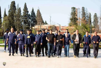 "Kəpəz" FK üzvləri Müstəqilliyin Bərpası Günü münasibətilə Gəncə Memorial Kompleksini ziyarət edib