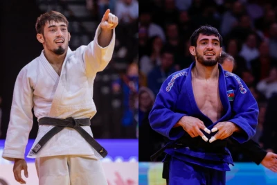 "Böyük Dəbilqə" turniri: Azərbaycan cüdoçuları Paşayev və Ağayev mübarizəni dayandırdılar, Paşayevin qələbəsi - YENİLƏNİR