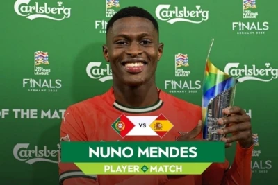 Nuno Mendes Millətlər Liqası finalının ən yaxşısı seçilib