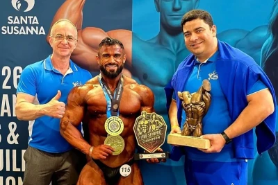 Samir Məmmədli bodibildinq üzrə "Master Europe" nominasiyasında mütləq çempion olub