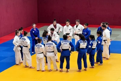 Azərbaycanın yeniyetmə qızlardan ibarət cüdo yığması Bad-Blankenburqda beynəlxalq təlim-məşq toplanışında iştirak edir