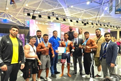 Azerbaijani bodybuilder starts European Championship with two victories - PHOTO