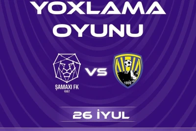 "Şamaxı" "Kəpəz"lə yoxlama oyununda qarşılaşacaq