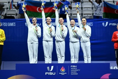 Universiada: Azərbaycan bədii gimnastika qızılı ilə yeddinci yerə yüksəldi