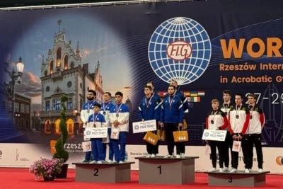 Azərbaycan akrobatları Polşa Dünya Kubokunda iki gümüş medal qazanıblar
