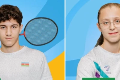 XVIII Avropa Gənclər Yay Olimpiya Festivalında Azərbaycan Badmintonçuları: Gözəlov və Kumanyayeva Mübarizə Aparacaq