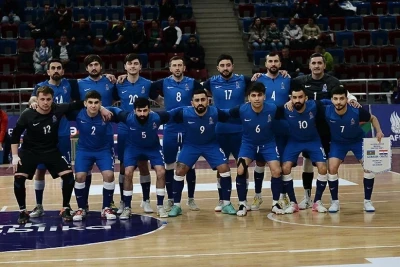 Futzal üzrə Azərbaycan millisinin Bakıda təlim-məşq toplanışı və yoxlama oyunu