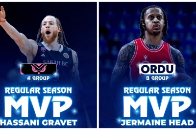 Azərbaycan Basketbol Liqasında müntəzəm mövsümün MVP-ləri açıqlanıb