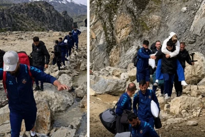 TFF "Hakkari Zapspor"u təhlükəli səfərə məcbur etdi - VİDEO
