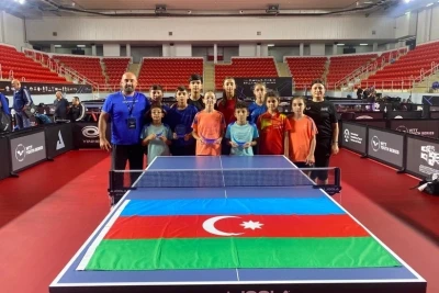 Stolüstü tennisçilərimiz Gürcüstanda keçirilən beynəlxalq turnirdə 5 medal qazanıb