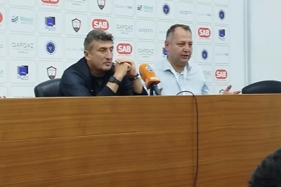 Kaxaber Tsxadadze: "Qarabağ"a qarşı qorxmadan oynayacağıq, qapımızın qarşısında avtobus qurmayacağıq